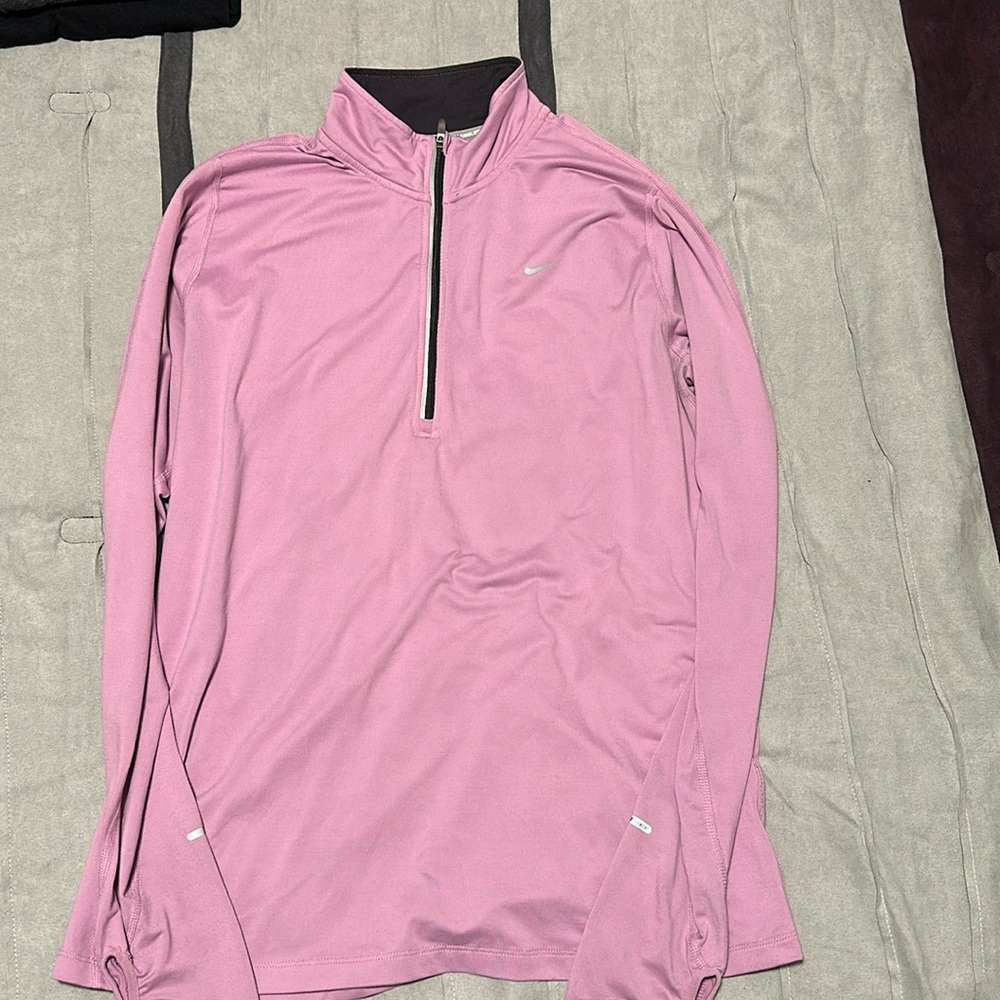 Nike long sleeved dry fit running shirt